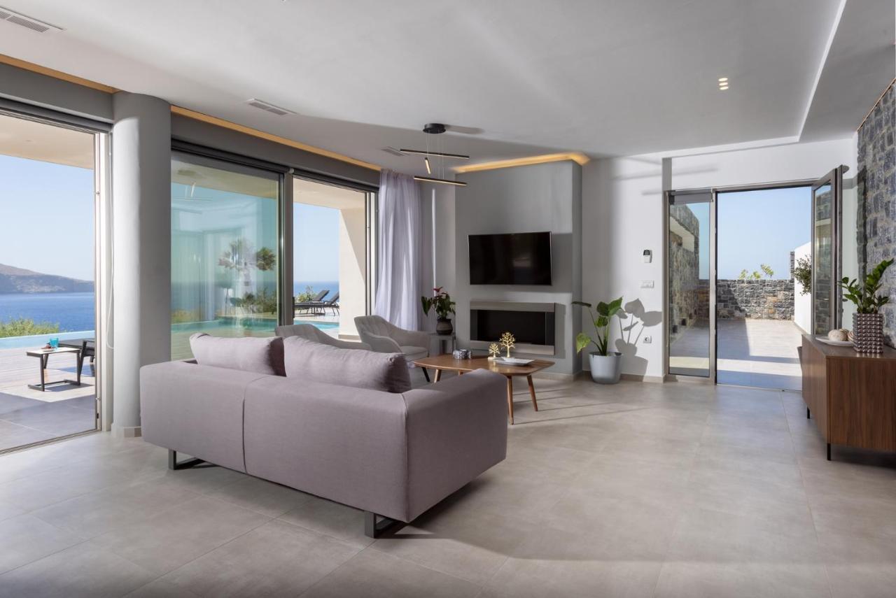 Rock Bay Villas - Luxury Villas In Crete Agia Pelagia  Exterior foto